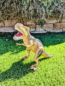 Tyrannosaurus Rex Dinosaurier Gelenklichter + brüllendes elektronisches Spielzeug GUC - Bild 1 von 2