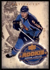 2008-09 Upper Deck Artifacts Jordan LaVallee RC 257/999 #257