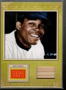 B5602- 2012 Panini Golden Age Museum Alter Erinnerungsstücke #17 Rod Carew Bat - - Bild 1 von 2