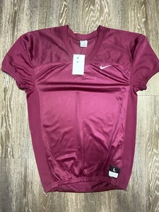 Nike Vapor Fußball Trikot Herren Large rot unbedruckt Varsity Training Rugby Fitnessstudio Arbeit - Bild 1 von 7