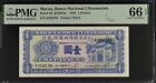 Macau 1 Pataca 1945 P 28 Gem UNC PMG 66 EPQ