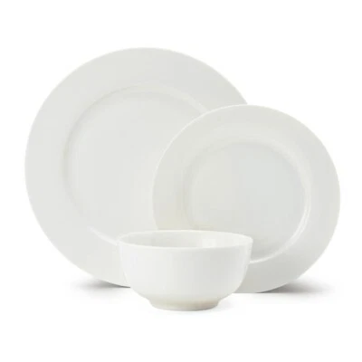 Mikasa Egret 12-Piece China Dinner Set, White - Image 1 of 4
