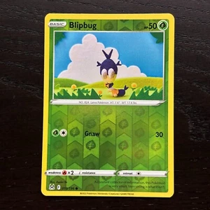 Blipbug 018/196 Pokemon Lost Origin SWSH Reverse Holo Common Card NM - Picture 1 of 2
