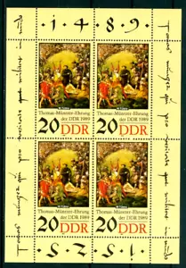 1989 Thomas Müntzer/Peasants' War/by Werner Tübke,in the Battle,DDR,3271,KB/MNH - Picture 1 of 1