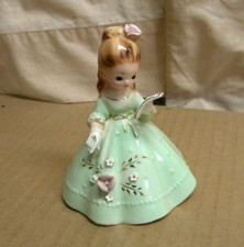 JOSEF ORIGINALS Belle Of The Ball Bell Series Green Dress Dance Card ~ VGUC