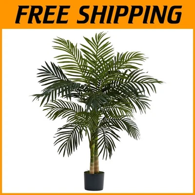 4ft Golden Cane Palm Artificial Tree - Image 1 of 4