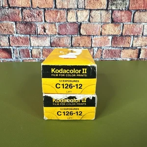 lot of 2 Kodak Kodacolor II Film, C 126-12  Expired Dec 1977 - Picture 1 of 6
