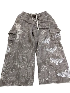 Darc Sport Women's Size Large Sweatpants Gym Wide Leg Baggy Pants Jogger - Picture 1 of 9