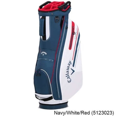 Bolsa de carro de golf Callaway Chev 14 COLOR: azul marino/blanco rojo Foto 1 de 2