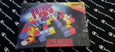 Tetris 2 (Super Nintendo System) Complete Box and Manual Great cond. as pictured - Image 1 of 4