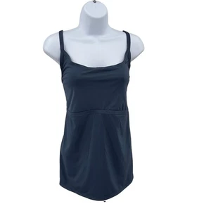 Nike Navy Athletic tank Top WMNS 2X Plus Size Cross Back Adjustable Straps Scoop - Picture 1 of 10