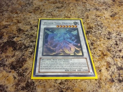 Yugioh Power Tool Dragon RGBT-EN042 Ghost Rare in very good condition. - Image 1 of 4