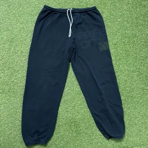 Free City Life Nature Love Sweatpants XL Black Joggers Womens Elastic Drawstring - Picture 1 of 8