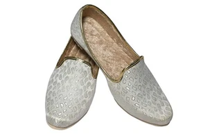 Herren Handarbeit Punjabi Jutti Rajwadi Pump Khusa Mojari Slipper Schuhe Art-LR 22 - Bild 1 von 5