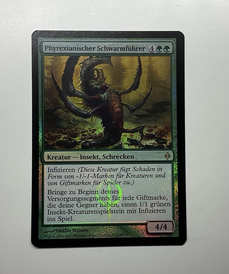 MTG Magic - New Phyrexia NPH Phyrexianischer Schwarmführer / Swarmlord Foil Rare - Bild 1 von 1