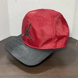 Michael Jordan Metal Jumpman Hat Logo Youth Infant Snapback Youth Red - Picture 1 of 4