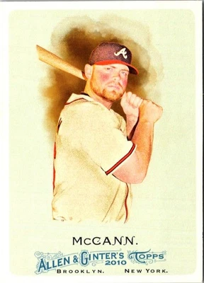 2010 Topps Allen & Ginter Brian McCann #226 Atlanta Braves Baseball Card - Image 1 of 2