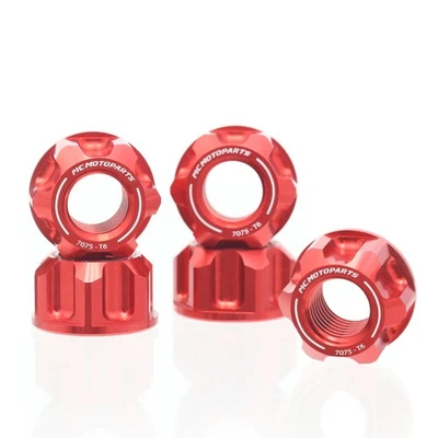 Tuercas de piñón traseras rojas CNC Racing para Honda CB650F 18-20 19 Foto 1 de 4