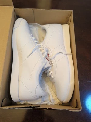 Reebok Classic Princess Womens Size 12 White Athletic Leather Shoes Sneakers - Image 1 of 4