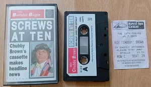Roy 'Chubby' Brown - Screws At Ten Cassette & 1992 Ticket Stub - Live Stand Up - Picture 1 of 3