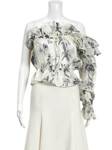 SIR Brand New One Sleeve Silk Top AU 12 - Chic Fashion Essential - Picture 1 of 1
