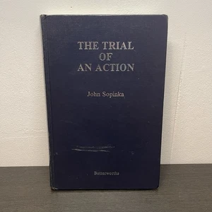 The Trial Of An Action By John Sopinka - 1981 Book - Picture 1 of 7