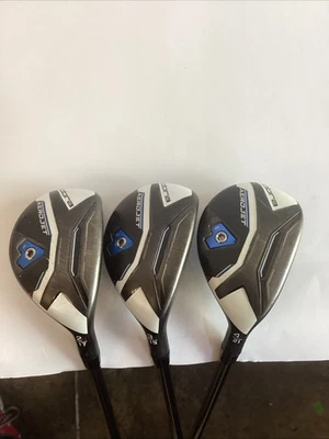 Cobra Aerojet Hybrids Set 2-17*, 3-19*, 4-21* With Recoil F4 Stiff Graphite Shaf - Image 1 of 4