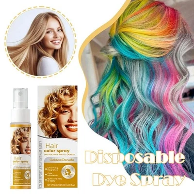 Einwegfarbstoff Spray, Haarfarbe Spray, Schnelle Temporäre Haarfarbstoff H9L0 - Bild 1 von 4