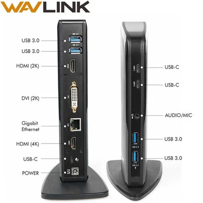 Wavlink WL-UG39PD1 USB-C Triple display Universal Docking Station - Image 1 of 4