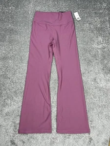 Ypb Abercrombie Flare Legging Womens Large Short Pink Purple NEW - Picture 1 of 11