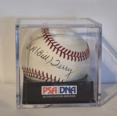 BILL TERRY Signed Autographed National League Baseball PSA Graded 8.5 Giants  - Image 1 of 3
