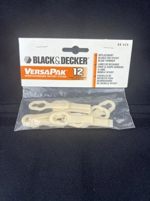 Black & Decker VersaPak  Trimmer Replacement Blades 12 pack RB420 New - Image 1 of 2