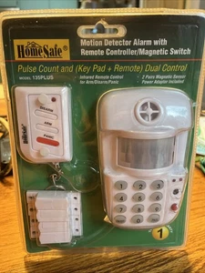 Home Safe Motion Detector Alarm with Remote Control Magnetic Switch 135Plus - Picture 1 of 4