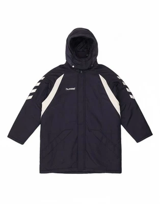 Chaqueta cortavientos HUMMEL para hombre de gran tamaño con capucha Reino Unido 36/38 pequeña azul marino DY68 Foto 1 de 4