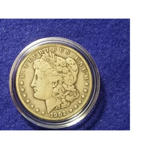 1902-S Morgan Silver Dollar - Picture 1 of 2