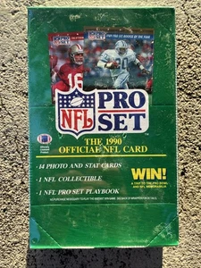 NFL 1990 Pro Set Factory Sealed Football Cards NOS NIB - Picture 1 of 6