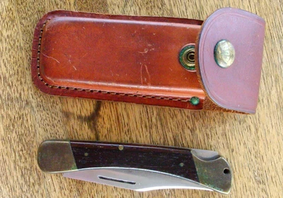 Cuchillo hecho a mano Puma 970 Game Warden 1977 acero inoxidable corte súper agudo Foto 1 de 4