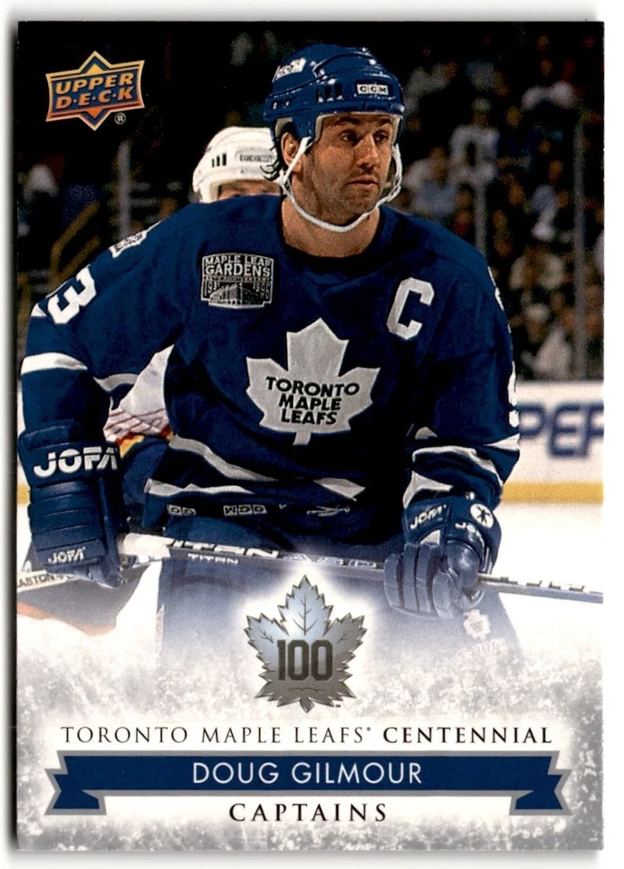 Doug Gilmour 2017-18 Upper Deck Toronto Maple Leafs Centennial SP #108 - Image 1 of 2