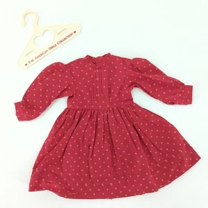 Pleasant Company American Girl Kirsten School Dress Red Original Retired Pattern - Picture 1 of 6