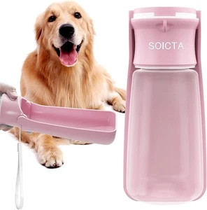 Portable Dog Water Bottle for Walking 19 OZ or 12 OZ Portable Pet Water Bottl... - Picture 1 of 7