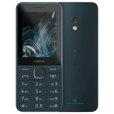 Nokia 225 4G (2024) Dual SIM GSM Factory Unlocked 2.4" Display - Dark Blue NEW - Image 1 of 4