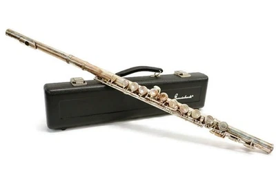 Flauta Communhardt 72SP - Elkhart Indiana EE. UU. - Serie P36425 - con estuche y cubierta Foto 1 de 4