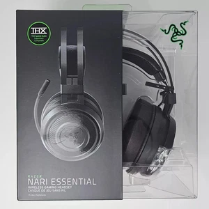 STATKI DZISIAJ! NOWY Razer Nari Essential Bezprzewodowy zestaw słuchawkowy do gier THX PC PS4 CZARNY - Zdjęcie 1 z 5