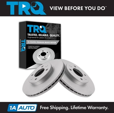 Juego de rotores de freno delanteros TRQ para Hyundai Accent 2012-2017 Kia Rio 2012-2018 Foto 1 de 4