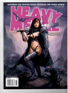 HEAVY METAL MAGAZIN Nov. 2008 James Ryman Cover, Bell, Palumbo Tarotkarten, NM - Bild 1 von 3