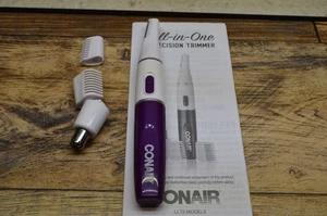 Recortadora de vello facial todo en 1 Conair para mujer, perfecta para rostro, oreja/nariz - Imagen 1 de 2