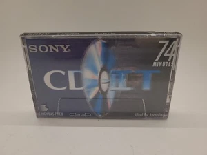 NOS Sony CD-IT 74 Minuten Typ II High Bias Audio Kassette NEU versiegelt - Bild 1 von 6