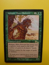 MTG Card.Multani, Maro-Sorcerer.Rare summon legend.Urza's Legacy- wear as pics