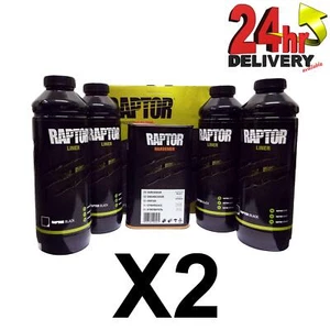 U-Pol Raptor BLACK 8 Bottle Kit Tough Urethene Coating Liner Protective - Bild 1 von 1