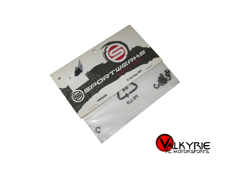 RC Sportwerks EST E Clips Steel Black SWK5090 - Image 1 of 1